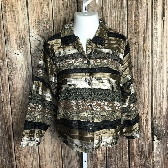 Tantrum Collection Women's Button Down Blazer M - Picture 1 of 7